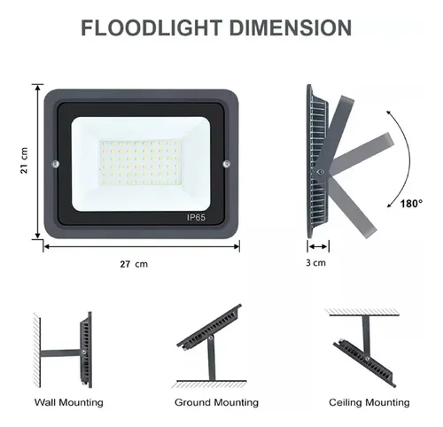 Foco Reflector Led Apple 100w  Calidad Unilux Garantía  Blanco Neutro