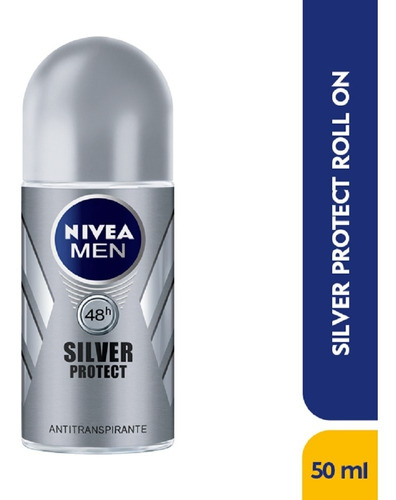 Desodorante Nivea Roll On Silver Protec - mL a $265