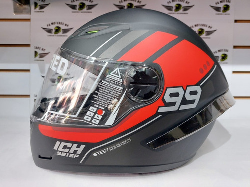 Cascos Para Motociclistas Marca Ich 501 Sp Certificado Dot 