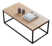 Comprar Mesa Ratona De Living Jazak \u002F Diseño Industrial \u002F Fácil De Armar \u002F Recibidor \u002F Auxiliar \u002F Hierro Y Madera Mdf \u002F Super Resistente \u002F 100x50x40 Cm \u002F Moderno Y Minimalista \u002F Calidad Premium