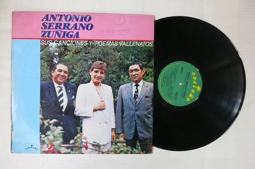 Vinyl Vinilo Lp Acetato Antonio Serrano Canciones Vallenato