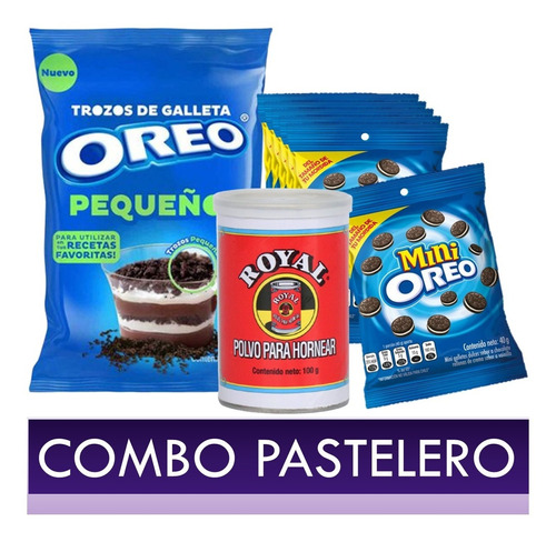 Combo Pastelero Oreo + Polvo Royal 