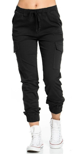 Pantalón Jogger Tipo Cargo Para Dama Moda