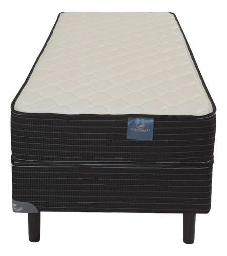 Sommier 1 Plaza Espuma Espuma 80x190cm Foam Center Color Negro