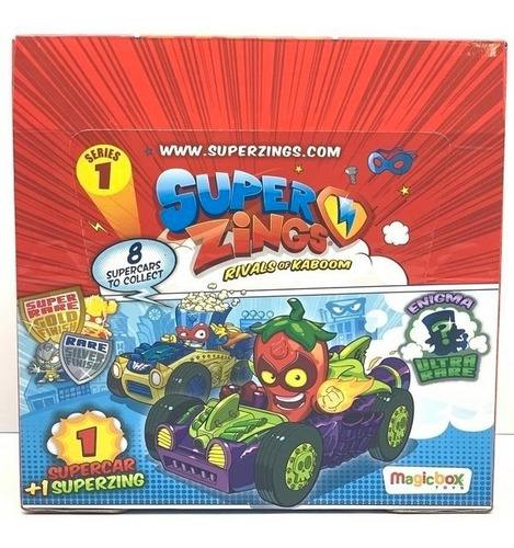 Super Zings Sorpresa Auto Vehiculo Con Figura Jlt Sz190301