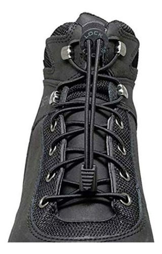 Cordones elásticos Bota Lock negros