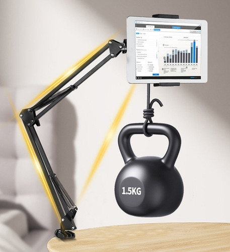 Suporte Celular Tablet Para iPad Articulado 360 Mesa Cama