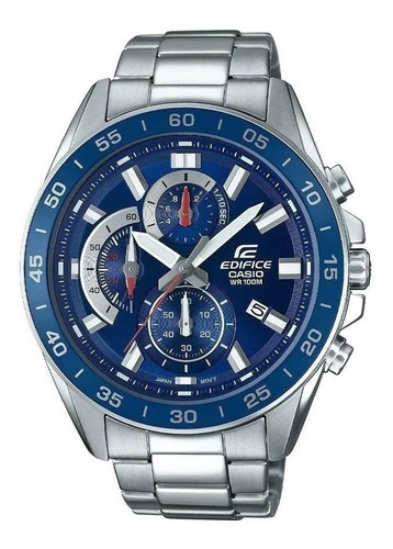 Reloj Casio Edifice Azul Cronografo Original Efv-550d-2avudf