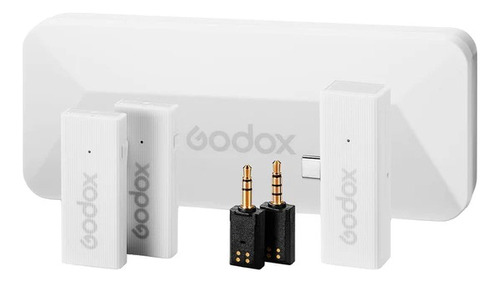 Micrófono Godox Movelink Mini Uc Inalámbrico Dual Tipo Usb-c Color Blanco