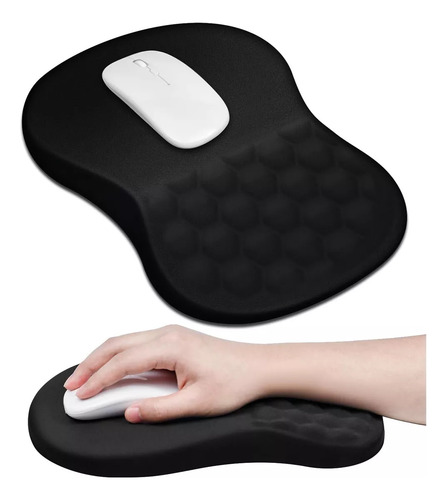 Mouse Pad Ergonômico Com Suporte De Pulso E Design
