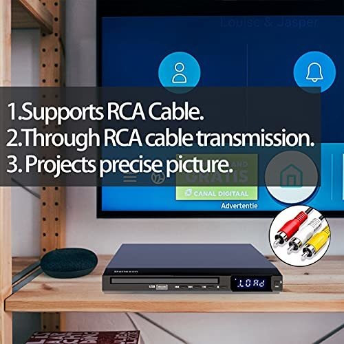Reproductor De Dvd Compacto Para Tv Todos Los Discos Dv...