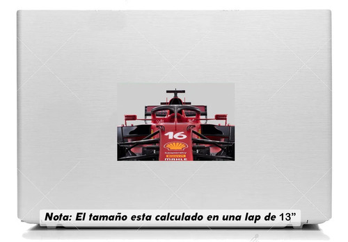 Vinil Sticker Laptop 13 PuLG. Ferrari F1 Modbe012