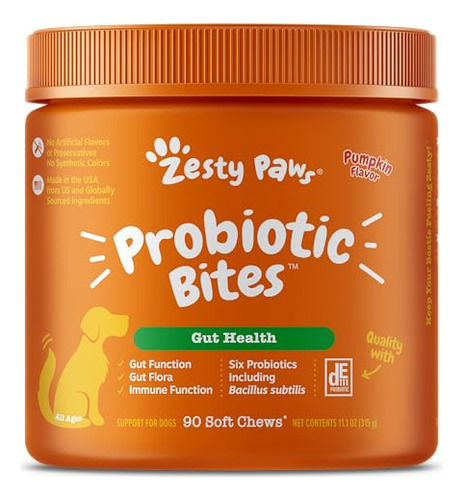Probióticos Y Enzimas Digestivas Zesty Paws Para Perros