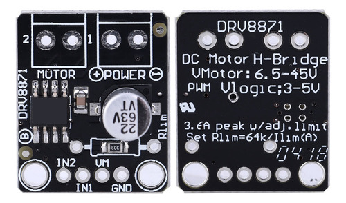 Modulo Drv8871 Puente H Motor De Control Dual Para Arduino