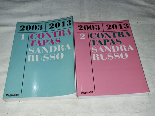 Contratapas Tomo 1 Y 2 - Sandra  Russo - Pagina 12