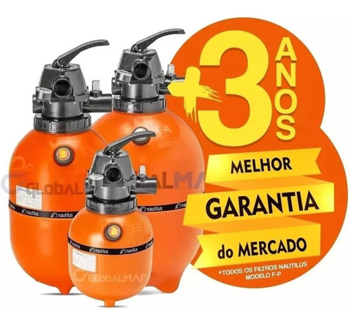 Kit Moto Bomba Nautilus Para Piscina Com Filtro F450 Weg