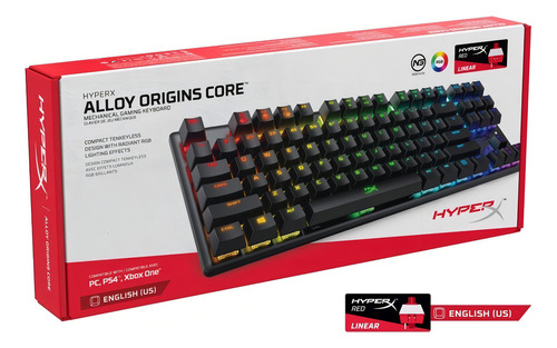 Teclado Gamer Hyperx Alloy Origins Core Rgb Usb-c