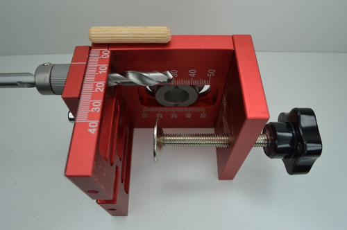 Imagen 4 de 10 de Kit Guia De Perforación Para Sistema Minifix En Melamina