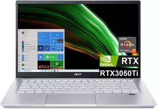 Acer Swift X 14 Ryzen 7 5800u 16gb 512gb Ssd Rtx3050ti 4gb