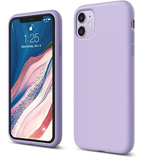 Funda De Silicona Compatible Con Funda iPhone 11, Elago Color Lavender