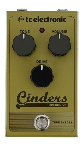 Pedal P Guitarra Cinders Overdrive - Tc Electronic +nf - Com Nota Fiscal E Garantia De 2 Anos Proshows!