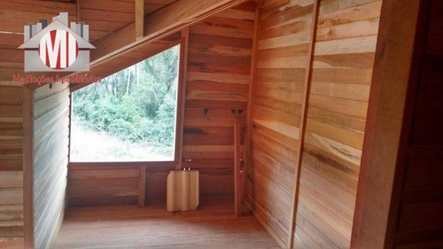 Chácara Nova, Maravilhosa, Acabamento Todo Em Madeira De Lei, Com 2 Dormitórios, À Venda, 5990 M² Por R$ 320.000 - Rural - Socorro/sp - Ch0755