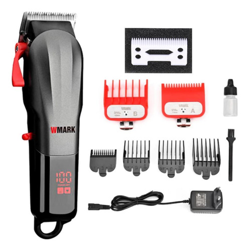 Maquina De Cabelo Wmark Display Ng115 + Lamina Ceramica C4