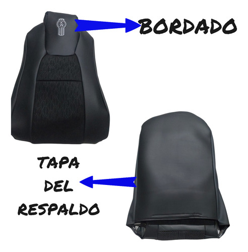 Cubre Asientos Kenworth T660, T680 Y T800 - Premium