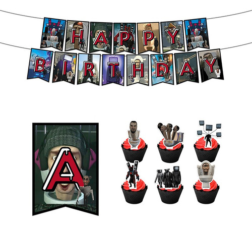 Kit De Decoración Con Globos De Cumpleaños