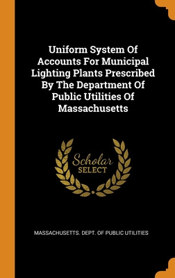 Libro Uniform System Of Accounts For Municipal Lighting P...