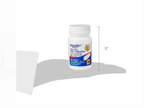 Enzima Lactase Equate 9000 Fcc 60 Comprimidos Sabor Neutro