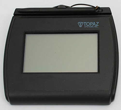 Pad De Captura De Firma Topaz T-lbk750-bhsb-r Con Pantalla L