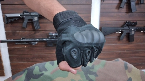 Imagem 5 de 5 de Luva Tatica Airsoft Meio Dedo