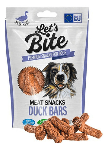 Brit Care® Let´s Bite Meat Snacks Duck Bars 80gr