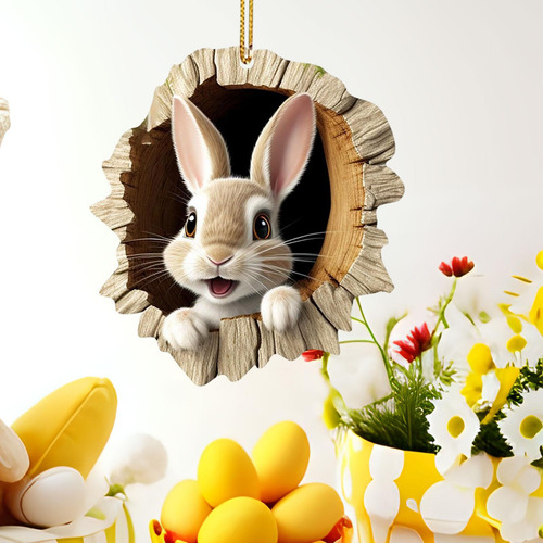 4 Colgante De Pascua, Cartel Colgante Del Día De Estilo C