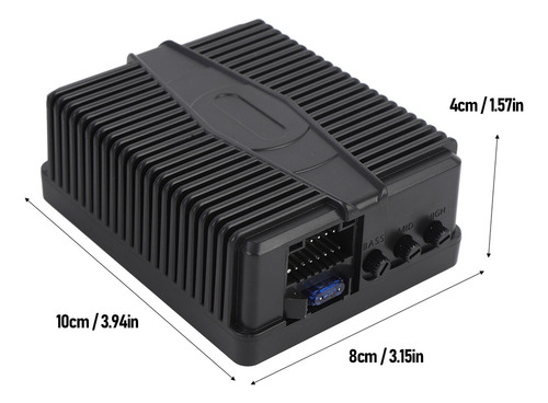 Amplificador Estéreo Para Carro 12v Dap 4 X 60w Power 4 Chan