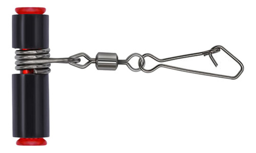 Sinker Slide Acero Inoxidable Anti-winding Swivel Negro 23mm
