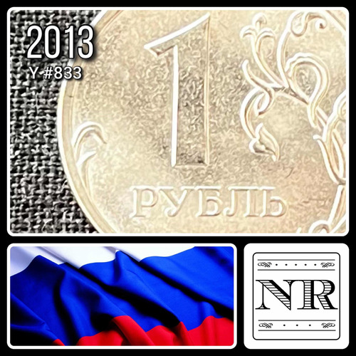 Rusia - 1 Rublo - Año 2013 - Y #833 - Águila Bicéfala