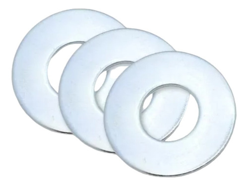 Arandela Plana De Hierro Zincada De 1/2 X 50 Und Buloneria