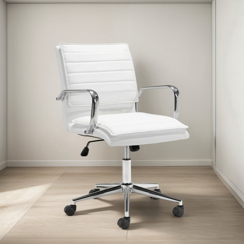 Silla De Oficina Partner Blanco Këssa Muebles