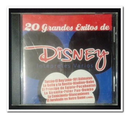 20 Grandes Éxitos De Disney Cd Soundtrack