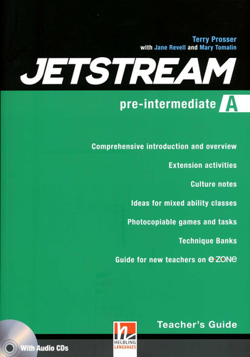 Jetstream - Pre-intermediate - Tch's  A  W/cd - Terry, Jane, de Prosser Terry / Revell Jane / Tomalin Mary. Editorial Helbling Languages, tapa blanda en inglés, 2015