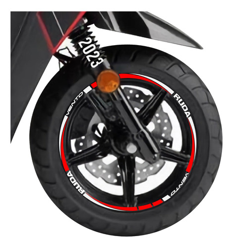 Stickers Reflejantes Para Rin De Moto Vento Ruda Nid 2023