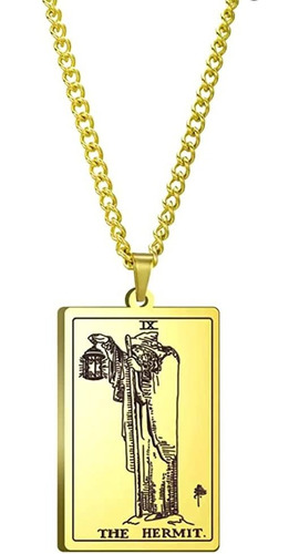 Collar De Tarjeta De Tarot Para Mujeres Y Hombres, Joyería