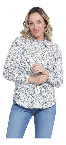 Blusa Vaquera Mujer Wrangler Slim Fit Manga Larga 402