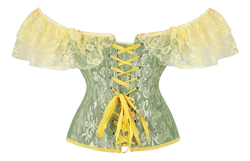 Corsés Cómodos Para Mujer Overbust Corset Bustier Linger