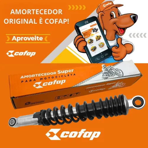 Amortecedor Cg 125 Today Cargo Titan 83 A 99 Original Cofap