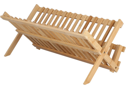 De Escurridor Plegable De Bambú Para Secar Platos, 16