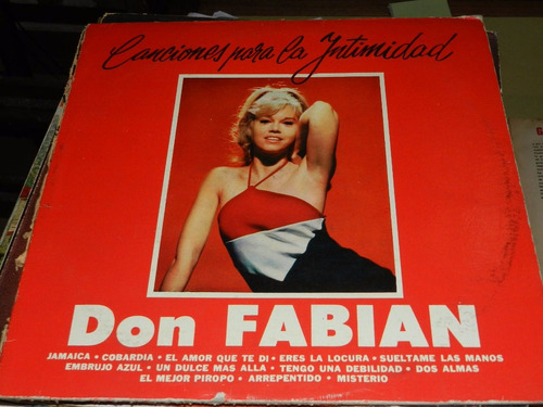Vinilo 2569 - Canciones Para La Intimidad - Don Fabian- Dm