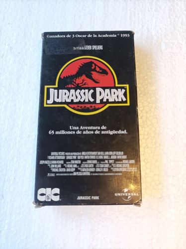 Película En Vhs Jurassic Park